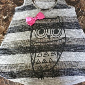 Blush Racer-back Tank Top, Fairly Sheer, Medium